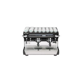 Rancilio Siebträgermaschine "Classe 9 USB" 2-Brühgruppen Anthrazitschwarz
