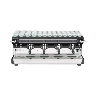 Rancilio Siebträgermaschine "Classe 9 S" 4-Brühgruppen Anthrazitschwarz